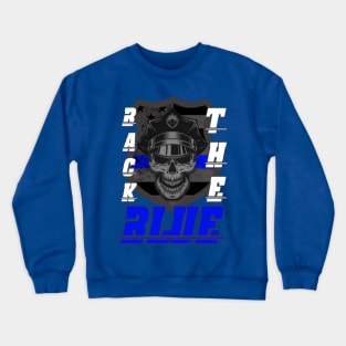 Back the Blue Shield Crewneck Sweatshirt